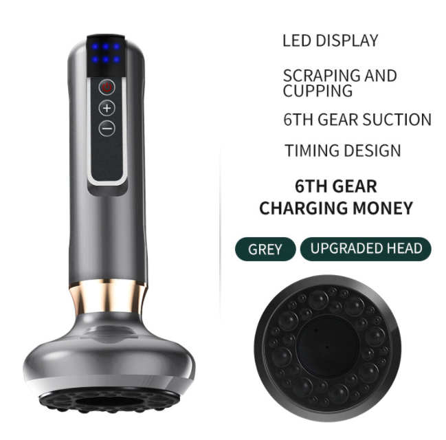 BodyGlow™ 4-in-1 Massager – Cupping, Heat, Red Light & Scraping