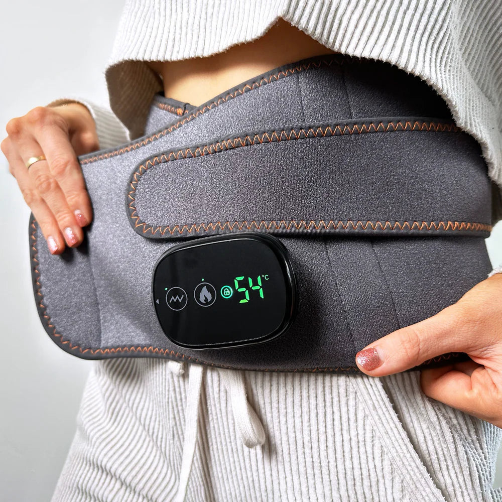 ReliefFlex™ Lumbar Belt – Heated Red Light Back Pain Relief
