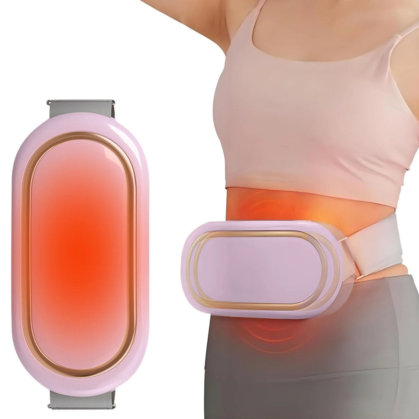 SlimVibe™ Heated Belt – Wireless Ab Toning & Fat-Burning with 9 Levels