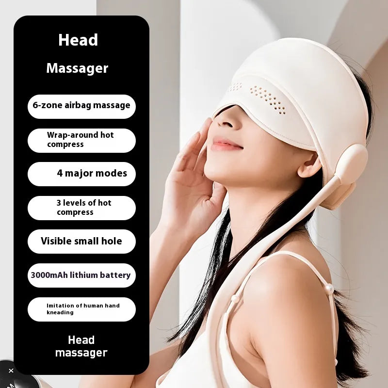 Relaxa360™ Headache Massager – Heat, Cold & Air Compression