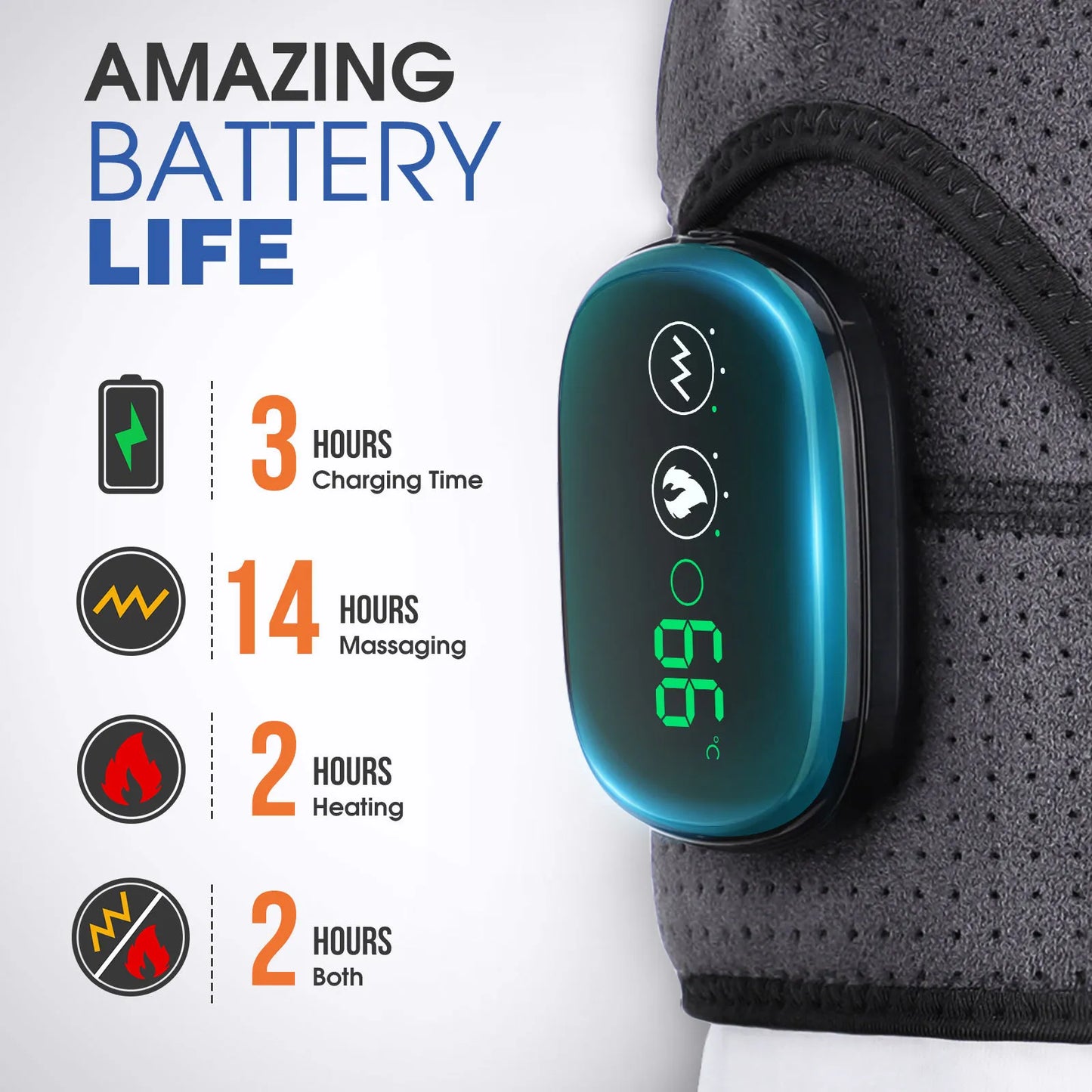 ThermoRelief™ Shoulder Massager – Heat, Red Light & Deep Tissue