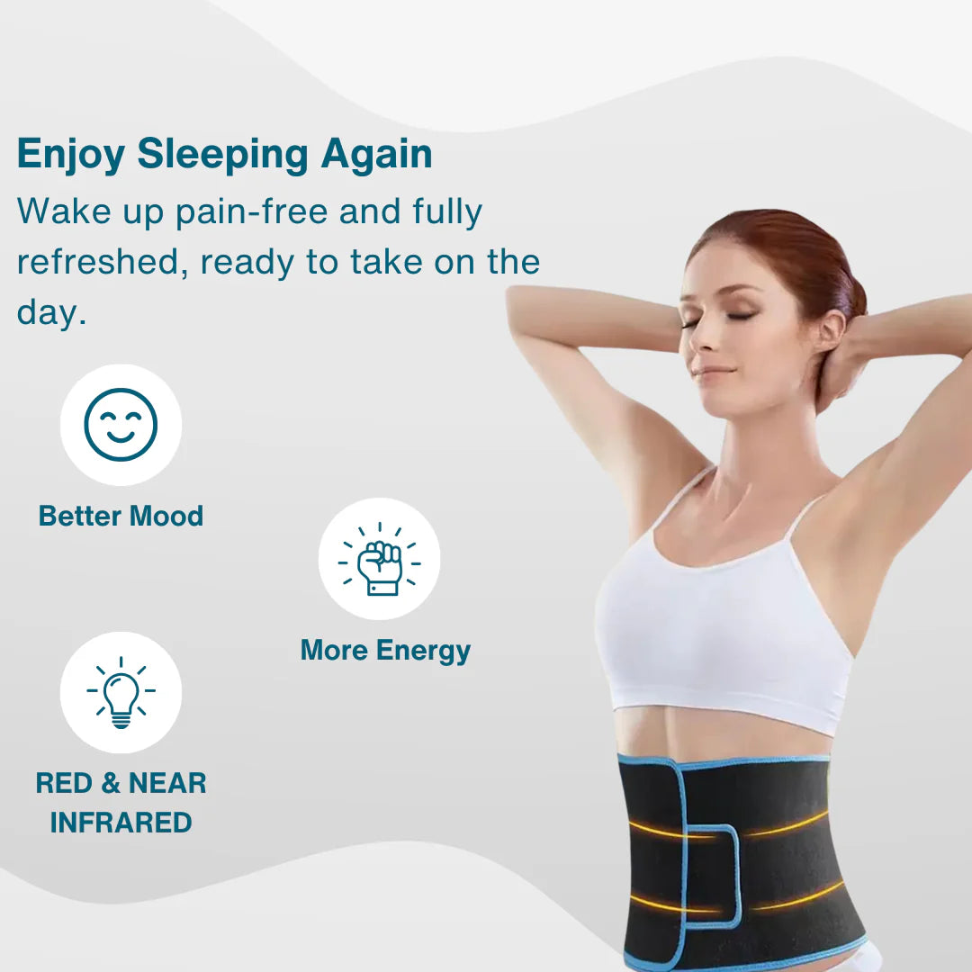 ThermaLight360™ Red Light Belt – Pain Relief, Fat Burn & Skin Renewal