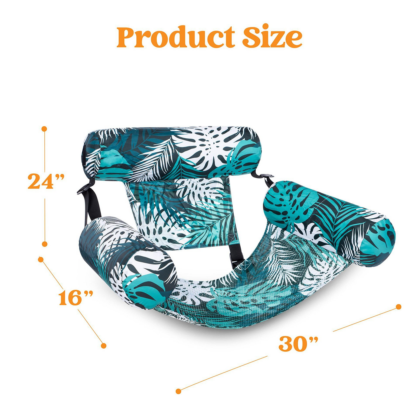 LuxeGreen™ Pool Lounge – Inflatable, Adjustable, Summer Comfort