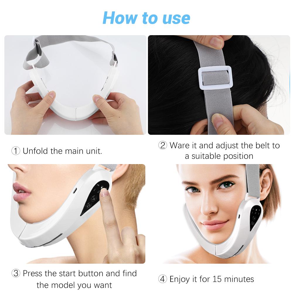 SculptGlow™ Face Lifter – EMS, Light Therapy & Heat Tightening