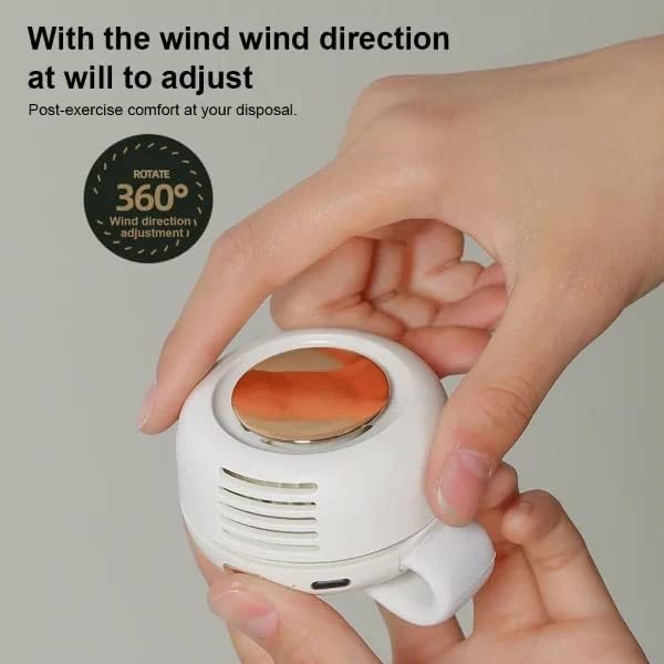 BreezeClip™ Fan – Rechargeable & 360° Cooling