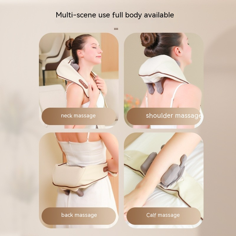 ThermaRelief™ Neck Massager – Deep Tissue, Heat & Portable Comfort