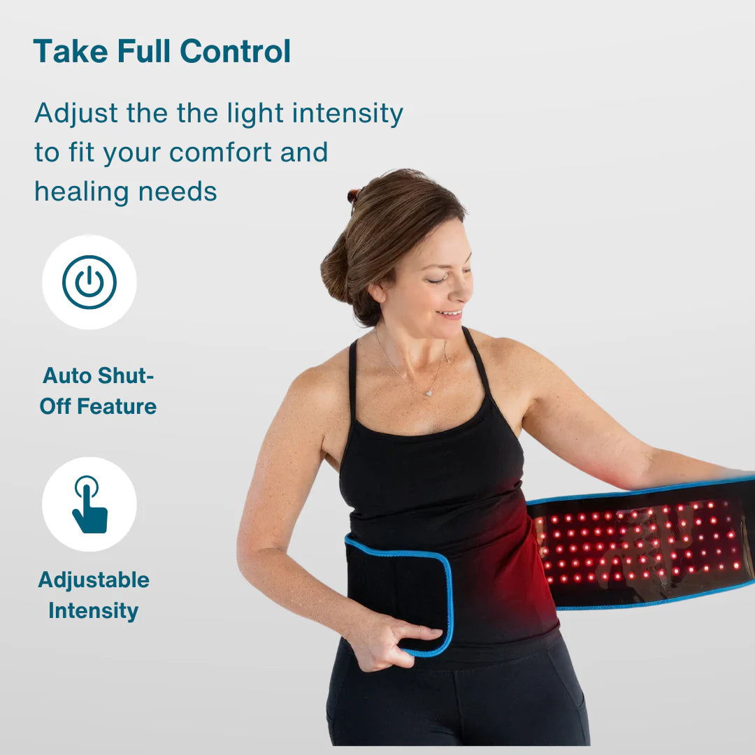 ThermaLight360™ Red Light Belt – Pain Relief, Fat Burn & Skin Renewal