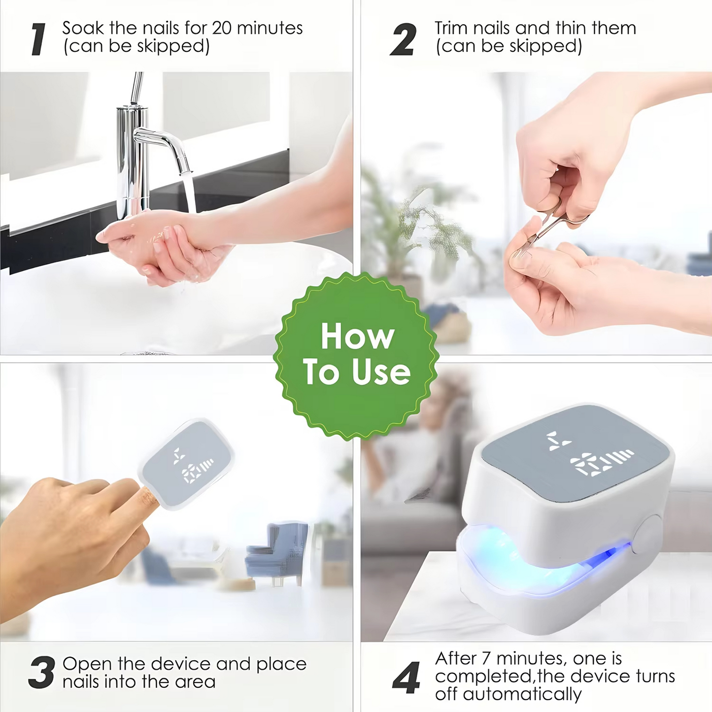 NailRestore™ Laser – 7-Min Daily Fungus Treatment, FDA-Cleared