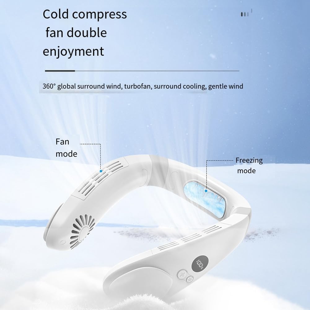 FrostBreeze™ Wearable Fan – Instant Neck & Back Cooling