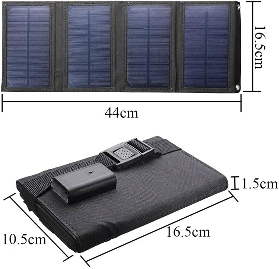SunVolt™ 20W Solar Charger – Foldable, Waterproof & USB Ready