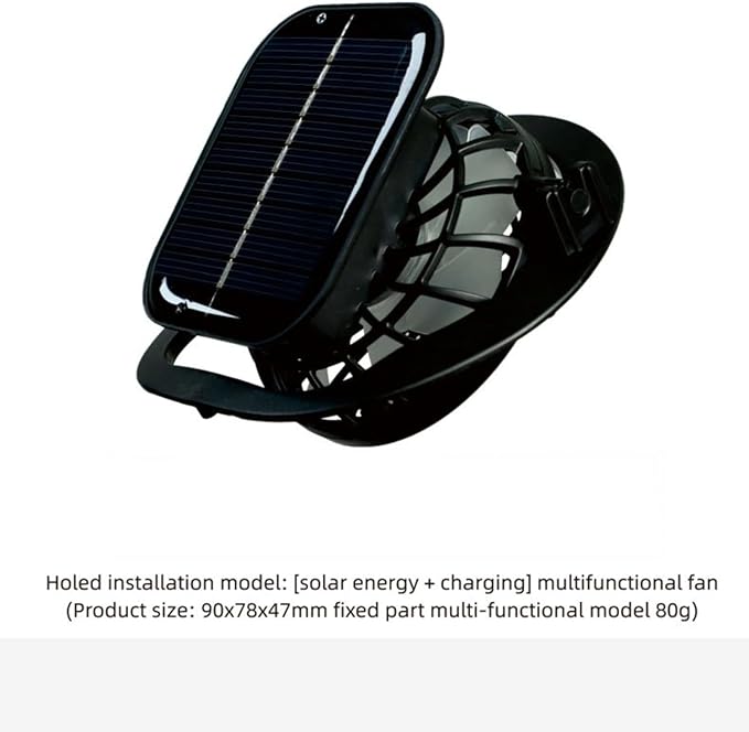 SunBreeze™ Solar Fan Hat – UV Protection & Cooling Fan