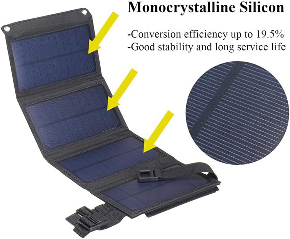 SunVolt™ 20W Solar Charger – Foldable, Waterproof & USB Ready