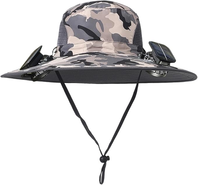 SunBreeze™ Solar Fan Hat – UV Protection & Cooling Fan