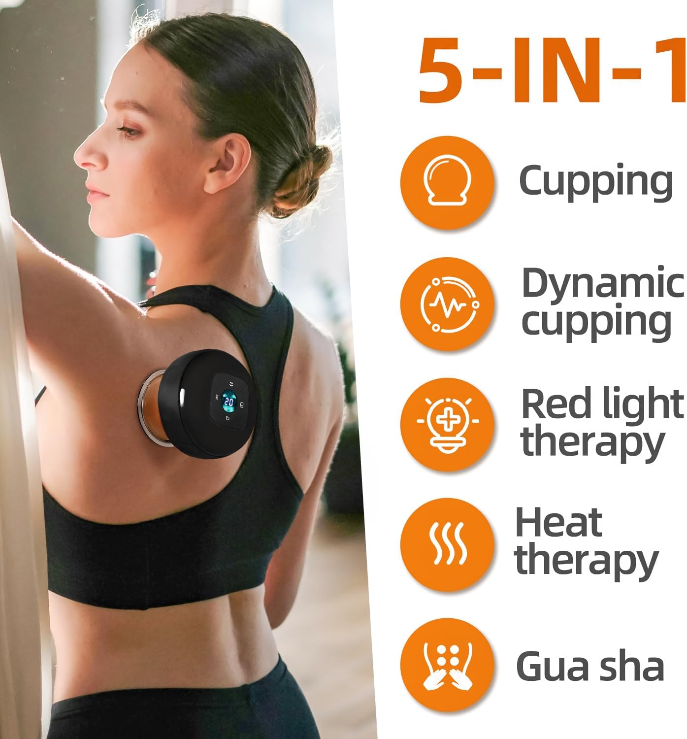 Cuppro™ Smart Recovery Cup – Red Light & Heat Therapy