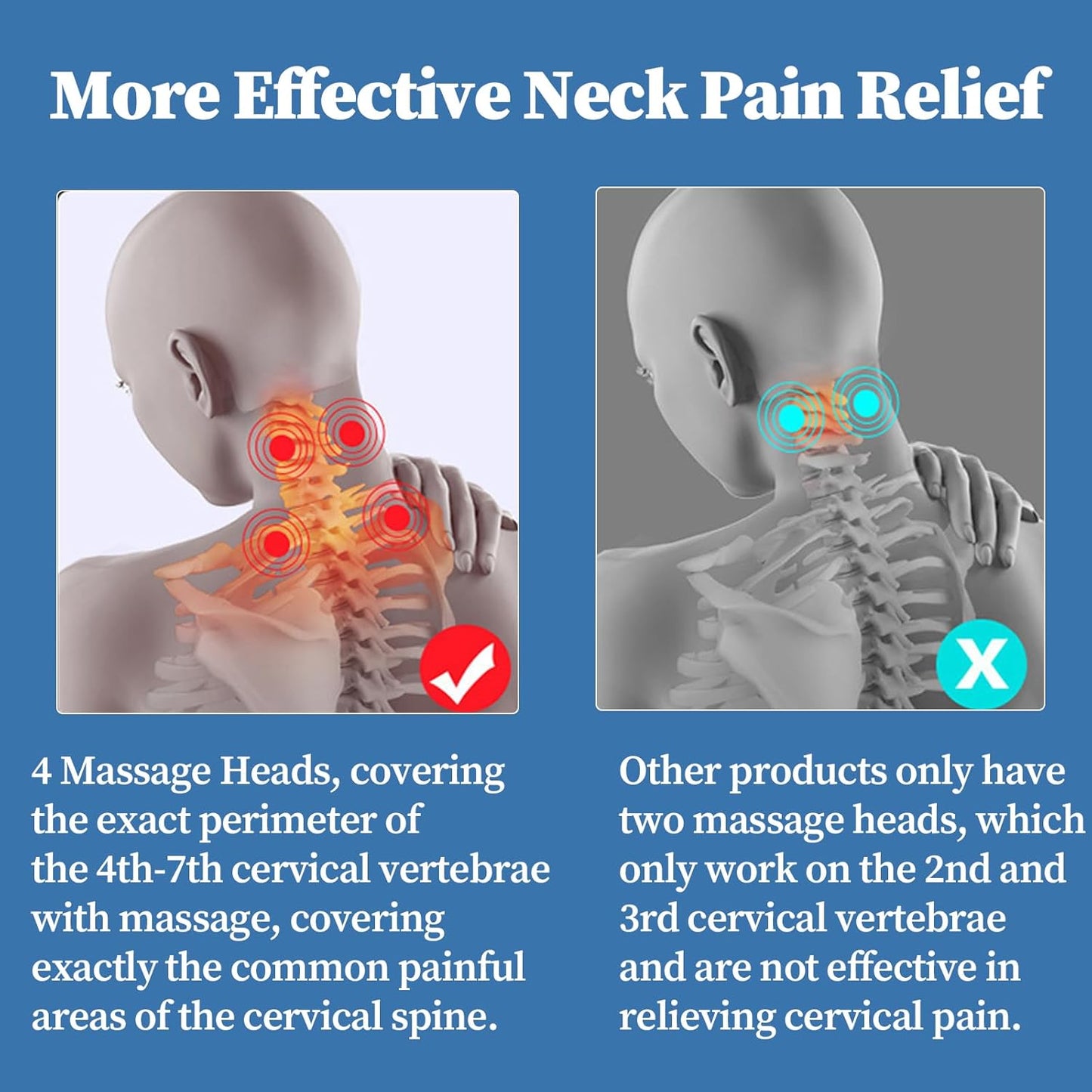 ReviveNeck™ EMS Posture Corrector – Heat & Vibration Therapy