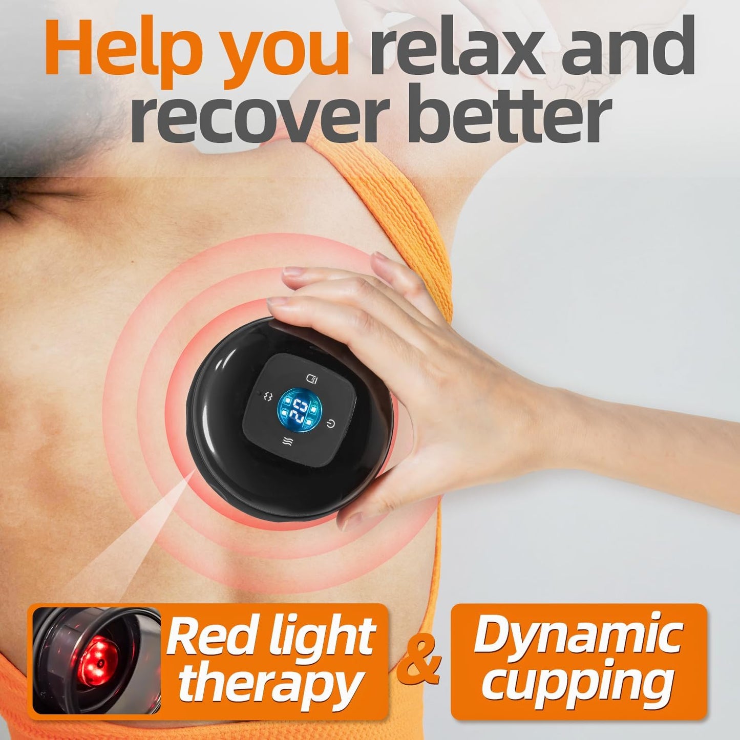 Cuppro™ Smart Recovery Cup – Red Light & Heat Therapy