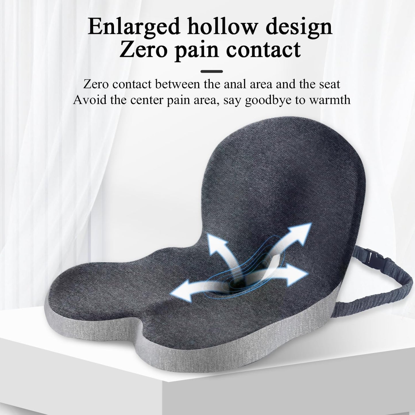 OrthoCloud™ Lumbar Cushion – All-Day Back Relief, Anywhere