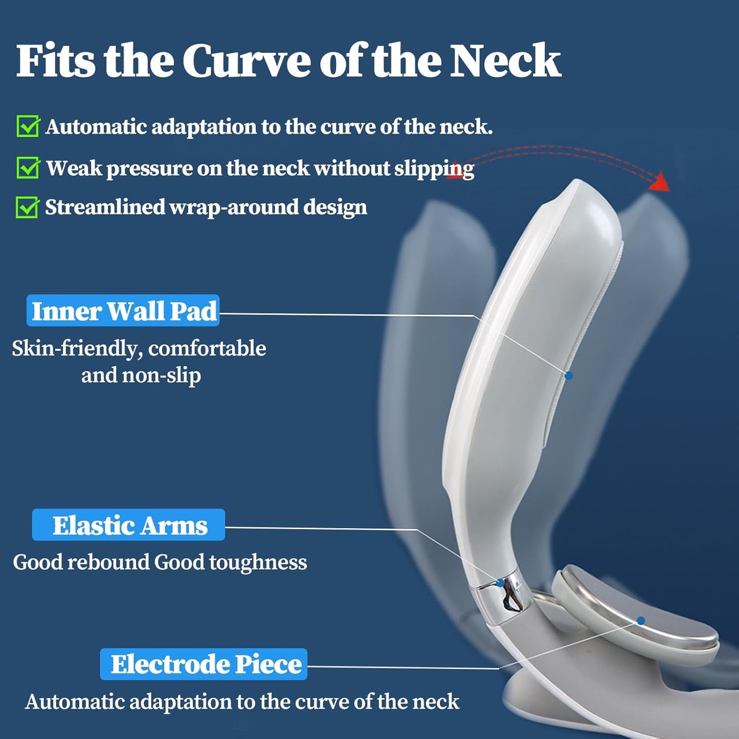 ReviveNeck™ EMS Posture Corrector – Heat & Vibration Therapy