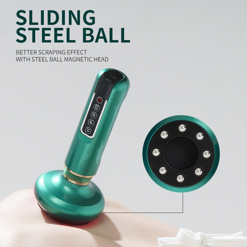 BodyGlow™ 4-in-1 Massager – Cupping, Heat, Red Light & Scraping