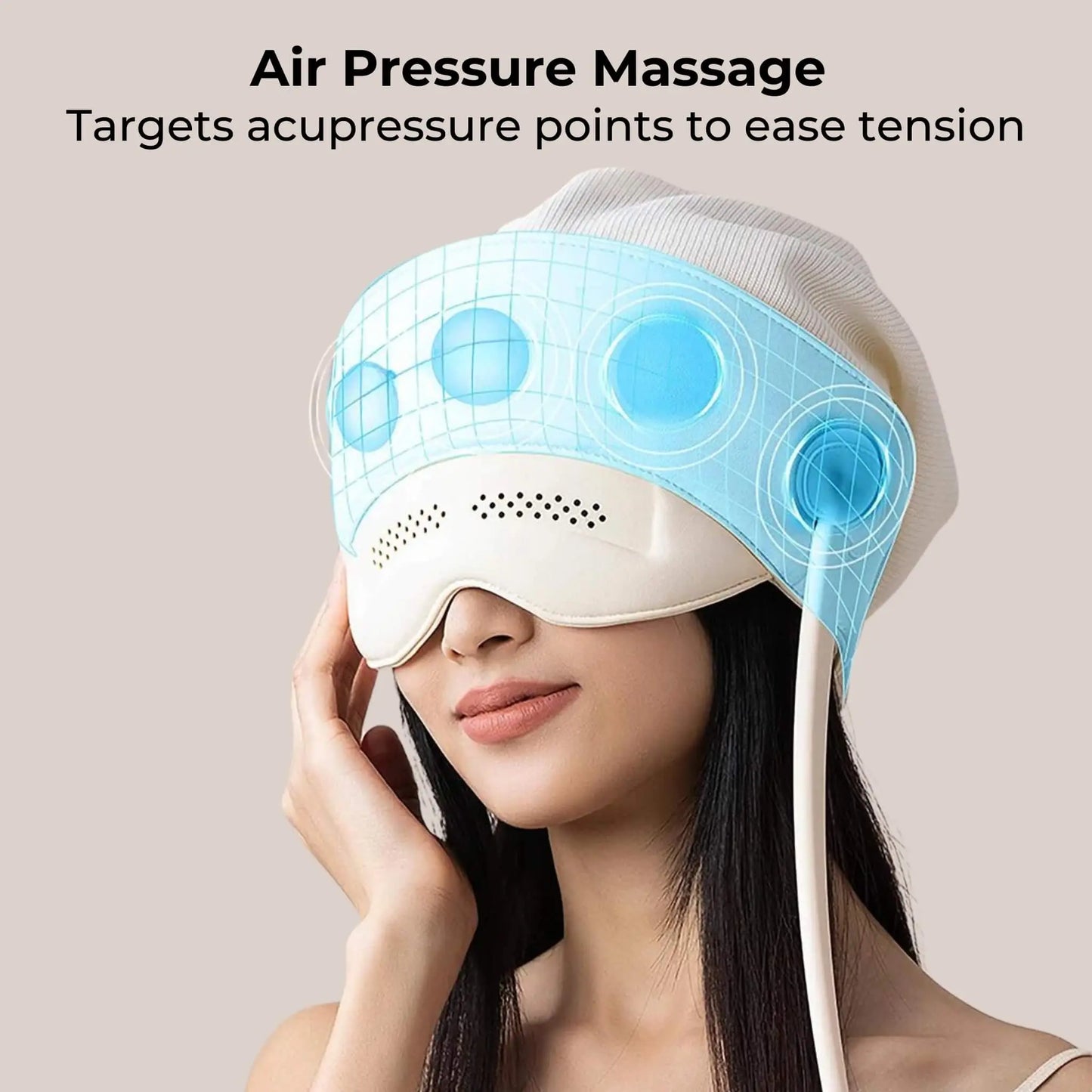Relaxa360™ Headache Massager – Heat, Cold & Air Compression