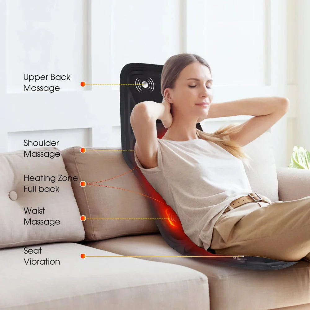 CloudComfort™ Massage Chair – Heated Full-Body Spa Relief Anywhere