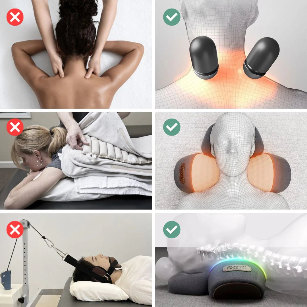RelaxaRest™ Neck Massager – 3-in-1 Relief for Neck, Shoulders & Headaches