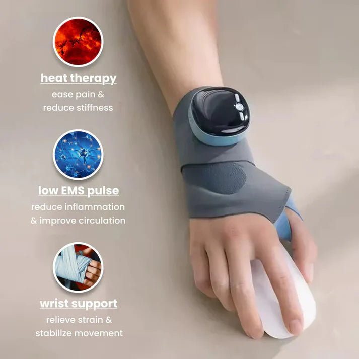 ThermaFlex™ Wrist Brace – Heat, EMS & Support in One