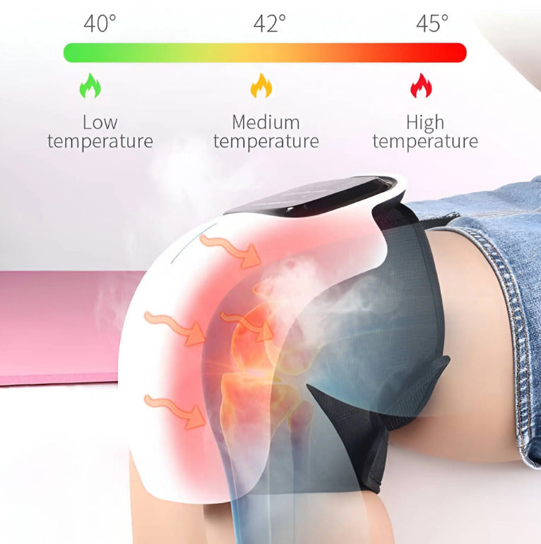 FlexHeat™ Knee Massager – Infrared & Vibration Pain Relief