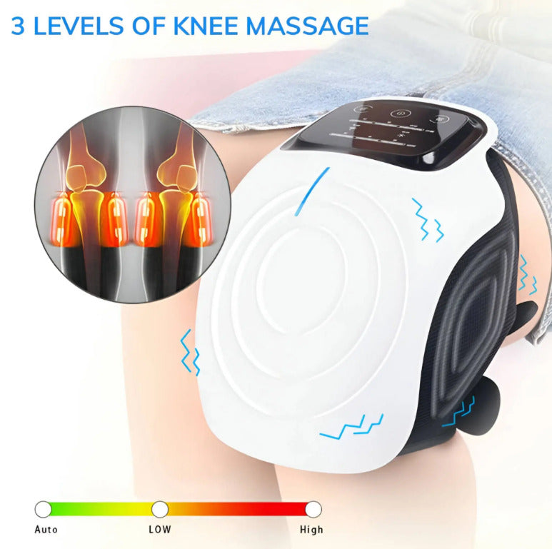 FlexHeat™ Knee Massager – Infrared & Vibration Pain Relief