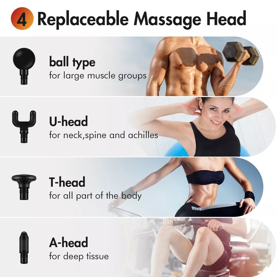 PowerPulse™ Mini Massage Gun – Deep Tissue Relief, Compact & Portable