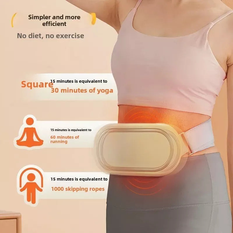 SlimVibe™ Heated Belt – Wireless Ab Toning & Fat-Burning with 9 Levels