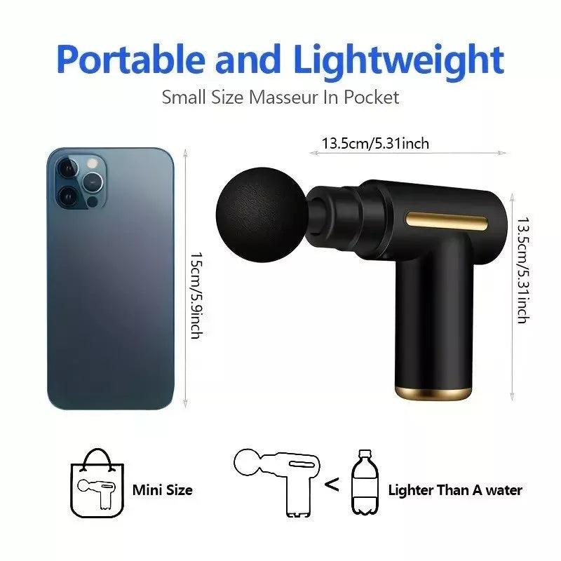 PowerPulse™ Mini Massage Gun – Deep Tissue Relief, Compact & Portable