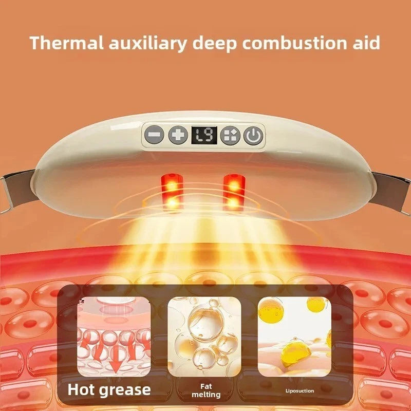 SlimVibe™ Heated Belt – Wireless Ab Toning & Fat-Burning with 9 Levels