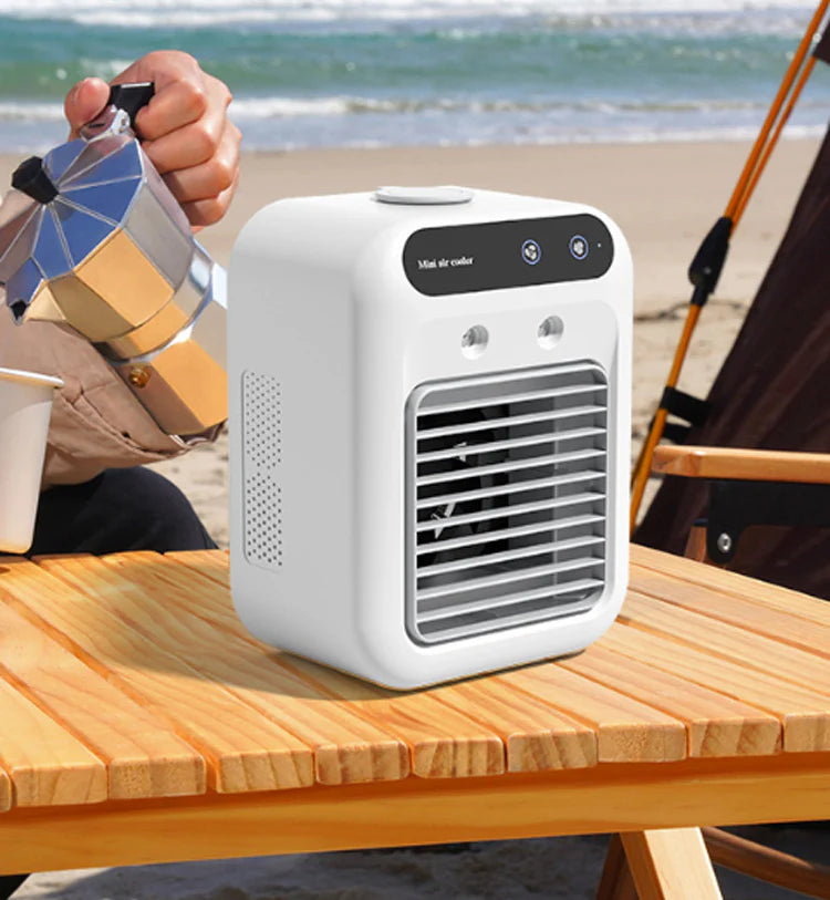 BreezeMini™ Air Cooler – Portable, Rechargeable & Humidifying