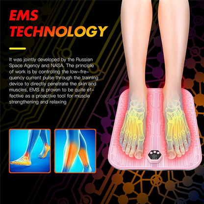AcuVela™ EMS Foot Mat – Pain Relief & Circulation Boost
