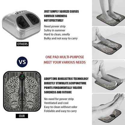 AcuVela™ EMS Foot Mat – Pain Relief & Circulation Boost