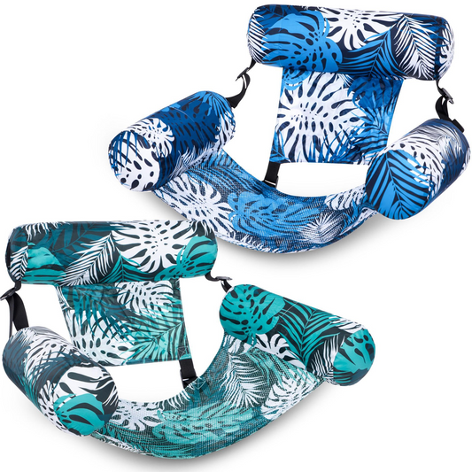LuxeGreen™ Pool Lounge – Inflatable, Adjustable, Summer Comfort