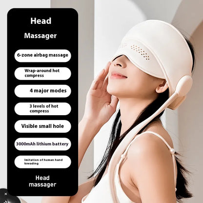 Relaxa360™ Headache Massager – Heat, Cold & Air Compression