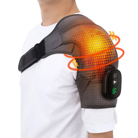 ThermoRelief™ Shoulder Massager – Heat, Red Light & Deep Tissue