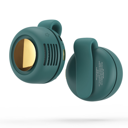 BreezeClip™ Fan – Rechargeable & 360° Cooling