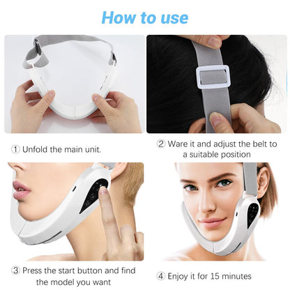SculptGlow™ Face Lifter – EMS, Light Therapy & Heat Tightening
