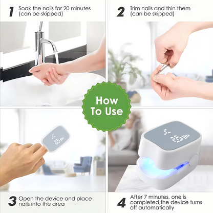 NailRestore™ Laser – 7-Min Daily Fungus Treatment, FDA-Cleared