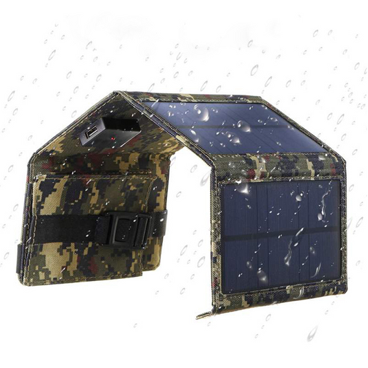 SunVolt™ 20W Solar Charger – Foldable, Waterproof & USB Ready