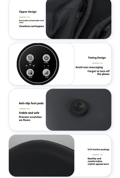Comfort Bliss™ Heated Shiatsu Foot Massager – Spa-Grade Relief at Home