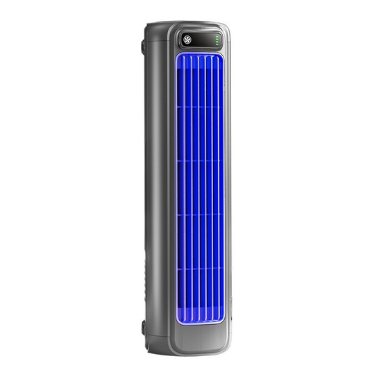 AeroCool™ Wireless Tower Fan – Quiet, 3-Speed, Rechargeable