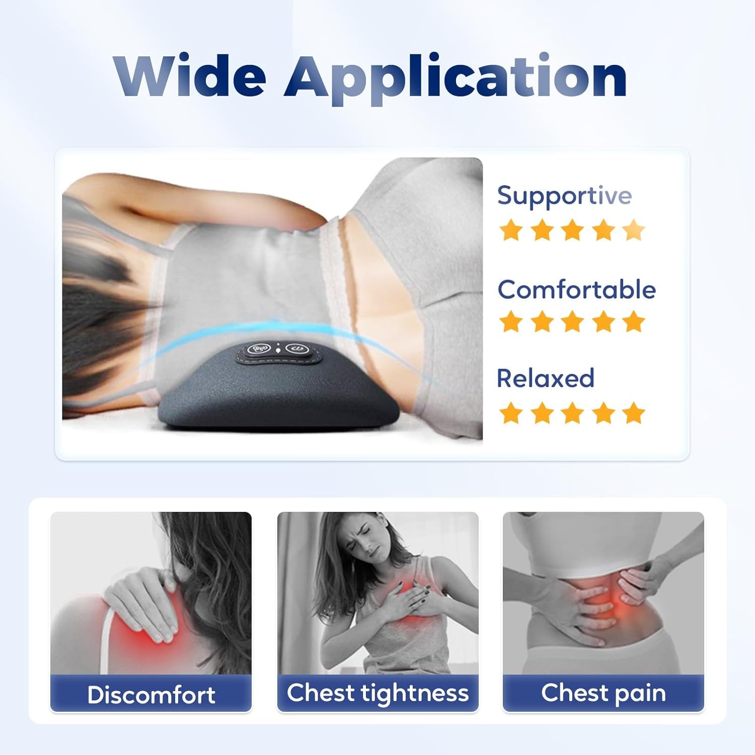 Relievex™ Back Relief Device – Heat, Vibration & Decompression Therapy ...