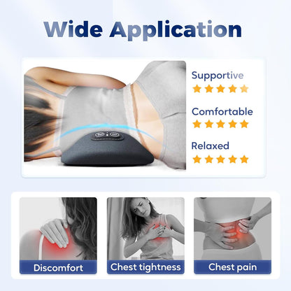 Relievex™ Back Relief Device – Heat, Vibration & Decompression Therapy
