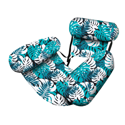 LuxeGreen™ Pool Lounge – Inflatable, Adjustable, Summer Comfort