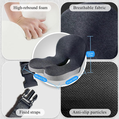 OrthoCloud™ Lumbar Cushion – All-Day Back Relief, Anywhere