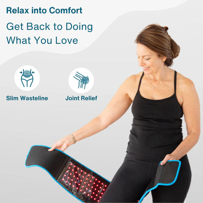 ThermaLight360™ Red Light Belt – Pain Relief, Fat Burn & Skin Renewal